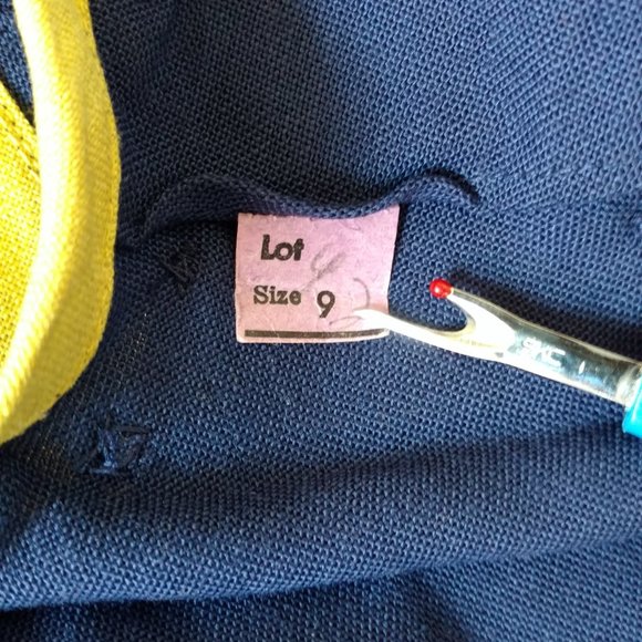 1960s Vintage Dress Blue Wiggle Mod Midcentury Side Buttons Swinging 60s - Picture 7 of 11